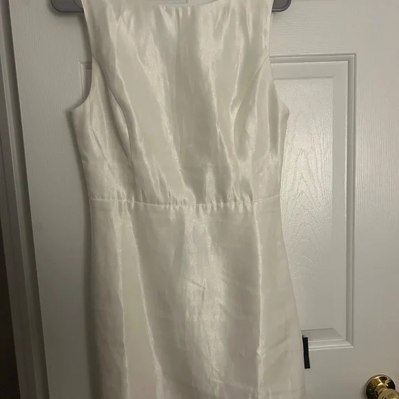 Lulus Sophisticated Selection White Sleeveless Backless Mini Dress - Size M - Picture 6 of 6